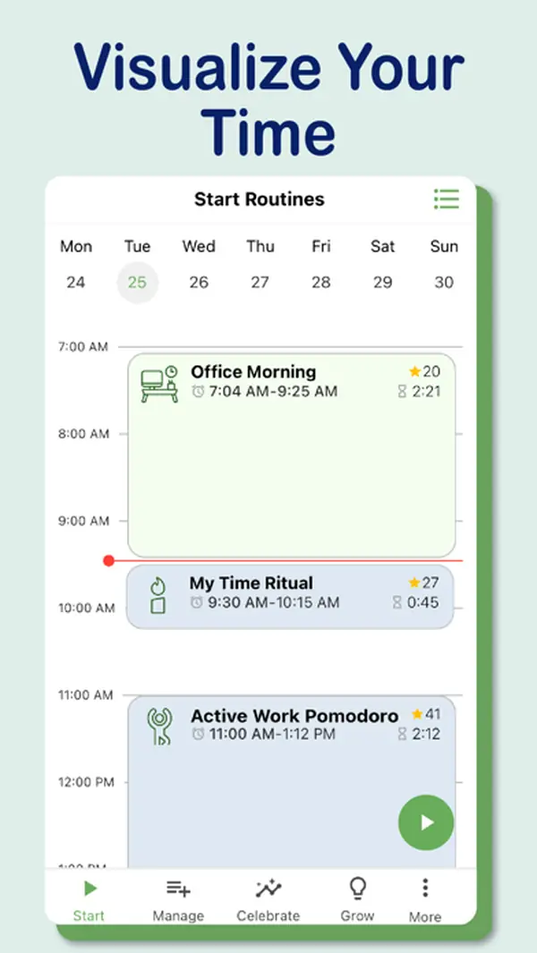 App Store screenshot of the Brili Routines app